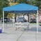 Flash Furniture Blue Pop Up Canopy Tent and Folding Bench Set JJ-GZ10103-BL-GG - alternate 1